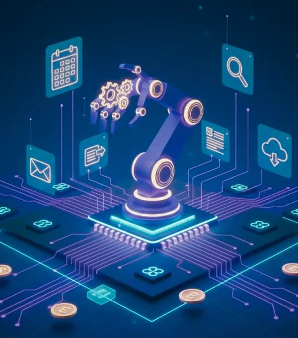 Agentic AI Industry Illustration